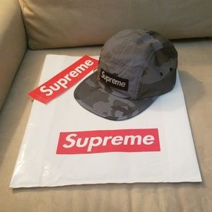 Supreme Reflective Camo Camp Hat FW18